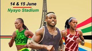 DAY2 OLYMPIC TRIALS 2024 AT NYAYO NATIONAL STADIUM