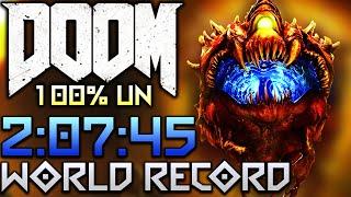 First Sub-210 WR DOOM 100% Ultra Nightmare Speedrun in 20745