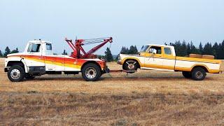 My First Tow with Lil Tugger - Towing the 1977 Ford F250 XLT Ranger Super Cab