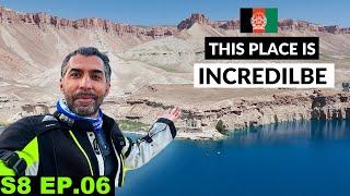 The Most Surprising Place in AfghanistanS8 EP.06  Band-e Amir  Pakistan to Japan Motorcycle Tour