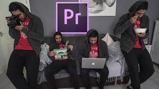 CLONE YOURSELF in a moving shot  Adobe Premiere Pro Tutorial