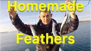 How To Make Mackerel Feathers - Mackerel fishing for beginners and making your own feathers
