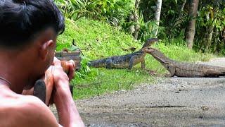 2 HARI BERBURU BIAWAK & TUPAI LIAR_hunting struggle in the upper reaches of the river