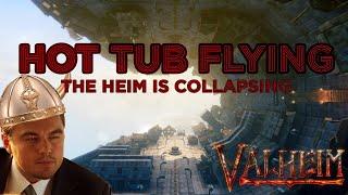 We Must Go DEEPER into Valheim Hot Tub Flying Lox Elevator Anti-Surtling Forcefield