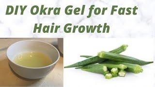 DIY OkroOkra Gel for Fast Hair Growth.