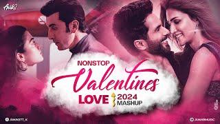 Valentines Special Love Mashup 2024  The Valentine Mashup 2024  ANIK8  Love Songs Nonstop Jukebox
