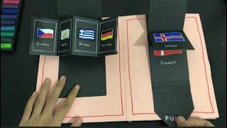 Flags of the world interactive pop-up book #flags