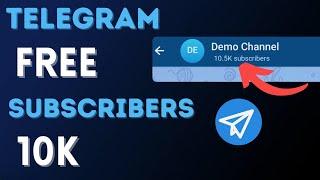 How to Get Free Subscribers in Telegram  Unlimited Subscribers   Tamil 