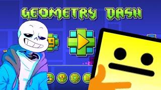 Geometry Dash Playing Undertale Levels