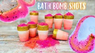 Spice Up Bath Time With Shot Glass Bath Bombs  Makes COLORFUL Water