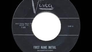 1959 HITS ARCHIVE First Name Initial - Annette