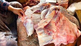 Fastest Beef Cutting Skills in Bangladesh  Beef Cutting Skills 2023  Cow Meat Cutting Skills