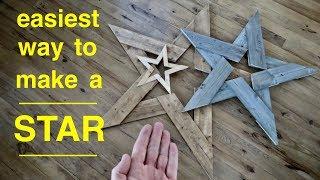 Easiest Way to ● Make a STAR   any size  