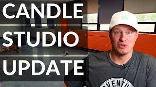 Candle Business Vlog  New Candle Studio Work Shop Tour Update