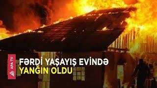 İsmayıllıda yaşayış evinin damı ildırım vurması nəticəsində yanıb – APA TV