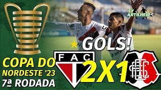 Copa do NE 23 7ª Rodada  Ferroviário 2 X 1 Santa CruzPE  Gols  TV ARTILHEIRO