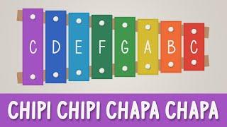 How to play Chipi Chipi Chapa Chapa on a Xylophone - Easy Songs - Tutorial