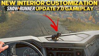 New Interior Customization in SnowRunner Update 7.0 Overview Gameplay