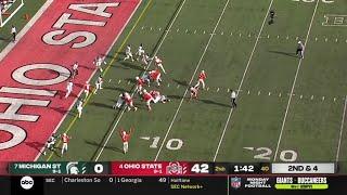 Ohio State INSANE 49 Point First Half vs Michigan State  2021 College Football