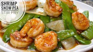 Shrimp And Snow Pea Stir Fry  Shrimp Stir Fry With Vegetable In Garlic Sauce