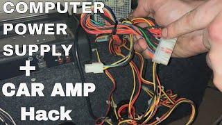 Computer Power supply + car amplifier HACK