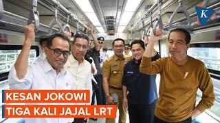 Jokowi Happy 3 Kali Jajal LRT