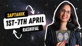 Saptahik Rashifal साप्ताहिक राशिफल 1st-7th April  Hindi tarot Reading EasyVasstu 