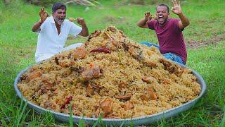 Golden Chicken Biryani Recipe  Delicious Chicken Pulav  Hyderabad Dum Biryani  Grandpa Kitchen