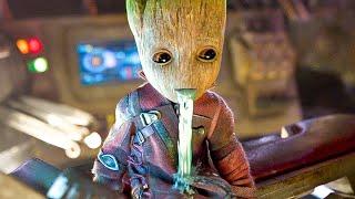 Best Baby Groot Movie Clips + Moments - GUARDIANS OF THE GALAXY 2 2017