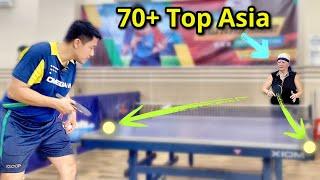 How to do Backhand Punch with long pimples against topspin
