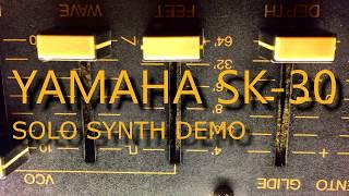 Yamaha SK-30 Solo Synth Section - Secret Bass Line