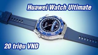 Smartwatch 20 triệu VND vỏ kim loại lỏng Huawei Watch Ultimate