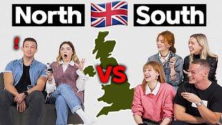 North vs South British talk about Different British Accent RPScouseScottish