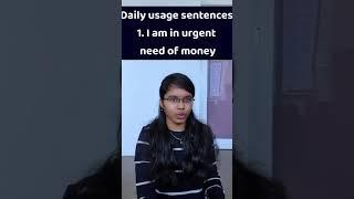 Daily usage sentences