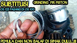 PISTON OS 100 PAKE PIR PISTON OS 125 BEGINI CARA NGUKUR AGAR PNP PASTI AMAN...