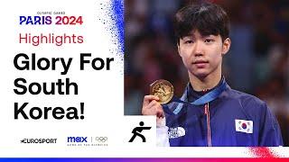 Paris 2024 Taekwondo South Korea’s Park Taejoon takes men’s 58kg gold   #Paris2024 Highlights