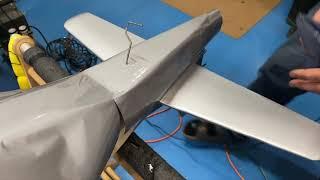 How to Cover RC Plane With Monokote Part 6 Fuselage Bottom