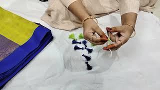 Simple & Easy Saree Kuchu designHow to Make Kuchu designTassel