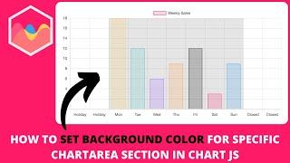 How to set Background Color for Specific chartArea Section in Chart JS