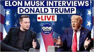 LIVE Elon Musk Talks with Republican Nominee Donald Trump  Elon Musk Interview Donald Trump