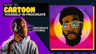 How To Cartoon Yourself in Procreate  Tips and Tricks SIMPLE