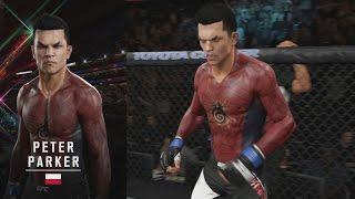 Moses Vs Spider-Man Peter Parker EA Sports UFC 2 Ultimate Team Gameplay