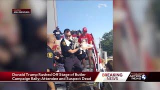 Viewer video 2 injured people taken from Trump rally in Butler