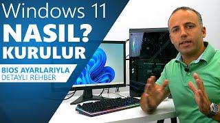 Windows 11 Nasıl Kurulur ?  Bios Ayarlarıyla Detaylı Rehber 