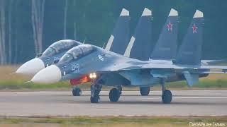 Так летают только русские летчики Пара Су-30СМ на МАКС 2021