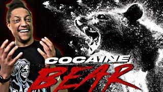 COCAINE BEAR 2023  MOVIE REACTION  MY FIRST TIME WATCHING  THIS IS TOTAL 80s CAMP HORROR 