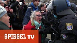 Querdenker-Demo Eskalation in Kassel  SPIEGEL TV