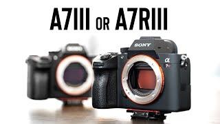 SONY A7III vs A7RIII  Which Full Frame Mirrorless Camera should you buy?