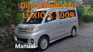 Dijual  Daihatsu Luxio X 2009 manual