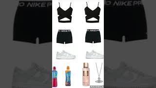 Duo summer outfits Nike pro